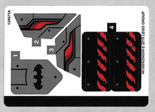 Plaatje in Gallery viewer laden, LEGO® stickervel set 76117-1 Batman Mech vs. Poison Ivy Mech