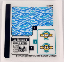 Plaatje in Gallery viewer laden, LEGO® stickervel set 76129-1 Hydro-Man Attack