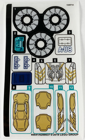 LEGO® stickervel set 76144-1 Avengers Hulk Helicopter Rescue