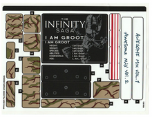 Plaatje in Gallery viewer laden, LEGO® stickervel set 76217-1 I Am Groot