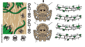 LEGO® stickervel set 7623-1 Temple Escape