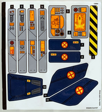Plaatje in Gallery viewer laden, LEGO® stickervel set 76281-1 X-Men X-Jet