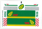 LEGO® stickervel set 7636-1 Combine Harvester
