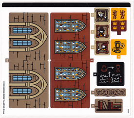 LEGO® stickervel set 76382-1 Hogwarts Moment: Transfiguration Class