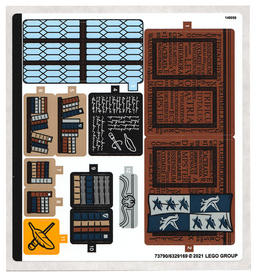 LEGO® stickervel set 76385-1 Hogwarts Moment: Charms Class