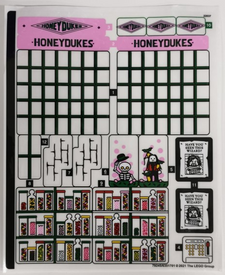 LEGO® stickervel set 76388-1 Hogsmeade Village Visit, vel 1