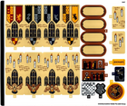LEGO® stickervel set 76399-1 Hogwarts Magical Trunk, vel 1