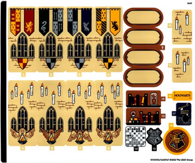 LEGO® stickervel set 76399-1 Hogwarts Magical Trunk, vel 1
