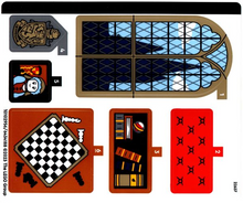 Plaatje in Gallery viewer laden, LEGO® stickervel set 76409-1 Gryffindor House Banner