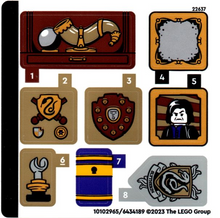 Plaatje in Gallery viewer laden, LEGO® stickervel set 76410-1 Slytherin House Banner