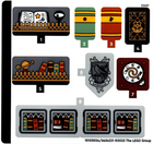LEGO® stickervel set 76411-1 Ravenclaw House Banner