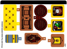 Plaatje in Gallery viewer laden, LEGO® stickervel set 76412-1 Hufflepuff House Banner