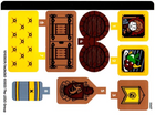 LEGO® stickervel set 76412-1 Hufflepuff House Banner