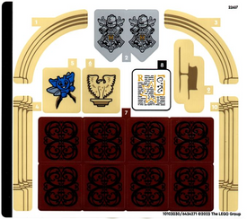 LEGO® stickervel set 76413-1 Hogwarts: Room of Requirement