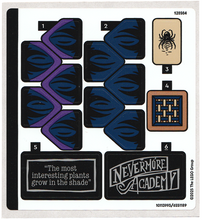 Plaatje in Gallery viewer laden, LEGO® stickervel set 76784-1 Black Dahlia Flower