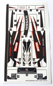 LEGO® stickervel set 76896-1 Nissan GT-R NISMO