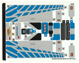 LEGO® stickervel set 76917-1 2 Fast 2 Furious Nissan Skyline GT-R (R34)