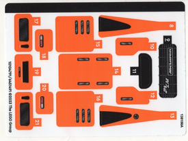 LEGO® stickervel set 76918-1 McLaren Solus GT & McLaren F1 LM, vel 2