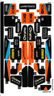 LEGO® stickervel set 76919-1 2023 McLaren Formula 1 Car
