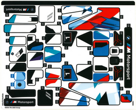 LEGO® stickervel set 76922-1 BMW M4 GT3 & BMW M Hybrid V8 Race Cars, vel 2