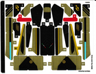 LEGO® stickervel set 76923-1 Lamborghini Lambo V12 Vision GT Super Car