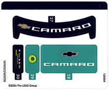 Plaatje in Gallery viewer laden, LEGO® stickervel set 76935-1 NASCAR Next Gen Chevrolet Camaro ZL1, vel 2