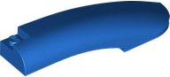 LEGO® los onderdeel Wig in kleur Blauw 77182