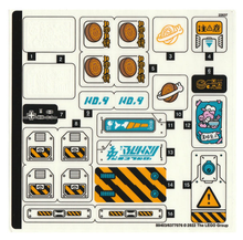 Plaatje in Gallery viewer laden, LEGO® stickervel set 80032-1 Chang'e Moon Cake Factory