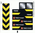 LEGO® stickervel set 8069-1 Backhoe Loader