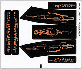 LEGO® stickervel set 8076-1 Deep Sea Striker