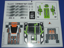 LEGO® stickervel set 8154-1 Brick Street Customs, vel 2