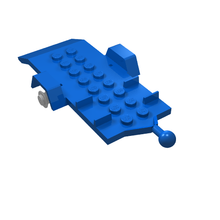 Plaatje in Gallery viewer laden, LEGO® los onderdeel Onderstel in kleur Blauw 817c02