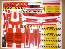 Plaatje in Gallery viewer laden, LEGO® stickervel set 8258-1 Crane Truck