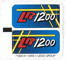 LEGO® stickervel set 8430-1 Motorbike