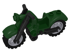 LEGO® los onderdeel Fiets & Motor Donkergroen 85983c01