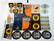 Plaatje in Gallery viewer laden, LEGO® stickervel set 8970-1 Robo Attack