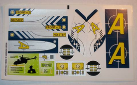 LEGO® stickervel set 8971-1 Aerial Defense Unit