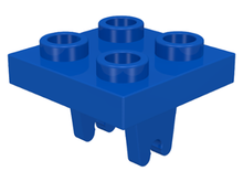 Plaatje in Gallery viewer laden, LEGO® los onderdeel Plaat Aangepast in kleur Blauw 8