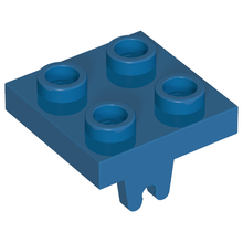 Plaatje in Gallery viewer laden, LEGO® los onderdeel Plaat Aangepast in kleur Blauw 8