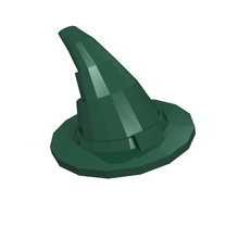 Plaatje in Gallery viewer laden, LEGO® los onderdeel Hoofddeksels in kleur Donkergroen 90460