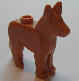 LEGO® los onderdeel Landdier in kleur Donker Oranje 92586
