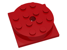 Plaatje in Gallery viewer laden, LEGO® los onderdeel Draaischijf in kleur Rood 3403c01