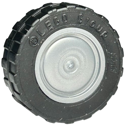 LEGO® los onderdeel Samengesteld Wiel Zilver 93594c02