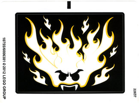 LEGO® stickervel set 9464-1 The Vampire Hearse (glow-in-the-dark)