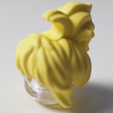 Plaatje in Gallery viewer laden, LEGO® los onderdeel Haar in kleur Helder Lichtgeel 95326