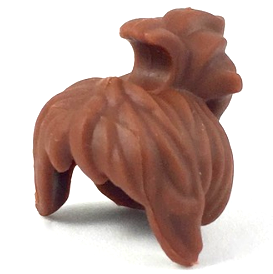 LEGO® los onderdeel Haar in kleur Roodachtig Bruin 95326