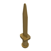 Plaatje in Gallery viewer laden, LEGO® los onderdeel Wapen in kleur Parel Goud 95673