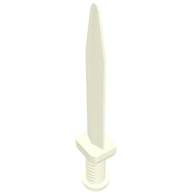 LEGO® los onderdeel Wapen in kleur Wit 95673