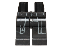 Plaatje in Gallery viewer laden, LEGO® los onderdeel Benen met Motief Zwart 970c00pb0457