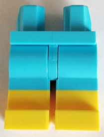 LEGO® Benen met Motief Medium Azuurblauw 970c00pb0575